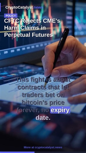 CFTC Rejects CME's Harm Claims in Perpetual Futures