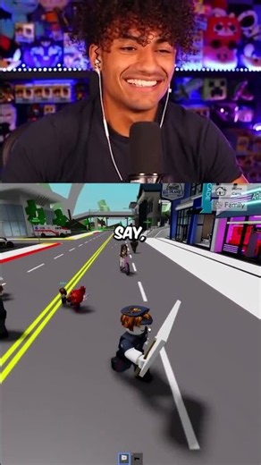 “Give Me Cheeks, Bro!” 😂 Foltyn & Steak in Brookhaven RP #roblox #shorts