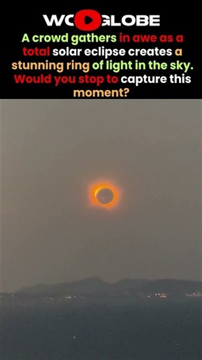 Thousands Look Up as the Sky Turns Into a Ring of Fire! 🌑☀️