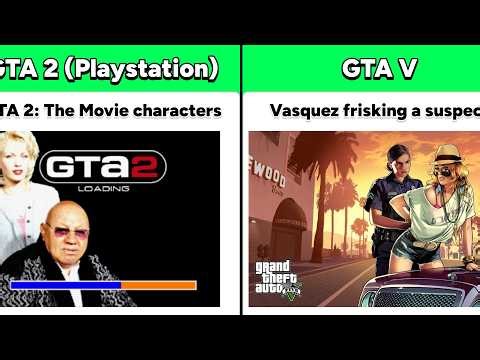 The Evolution of GTA Loading Screens from GTA 1 - GTA 5