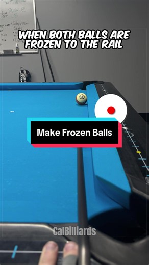 How to Make Frozen Balls on the Rail in Billiards