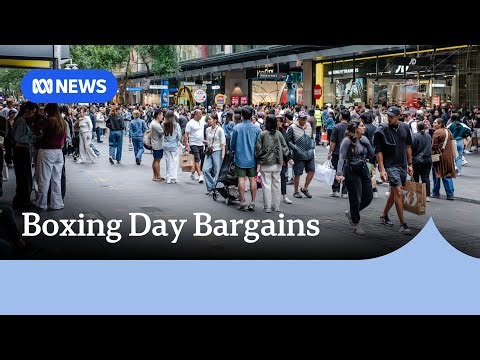 Shoppers swarm to catch Boxing Day sales as retail sector rebounds | ABC NEWS