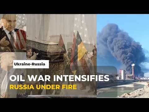 Ukraine strikes Russian oil refinery again: Black Sea fire, sanctions tensions & war escalation