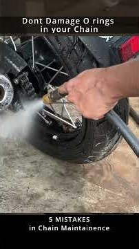5 mistakes in chain maintainence #automobile#telugu