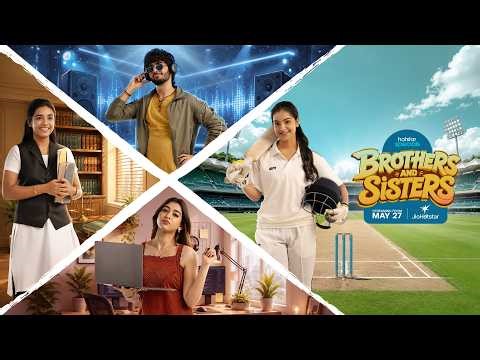 #HotstarSpecials #BrothersAndSisters streaming from May 27 only on #JioHotstar | Title Song