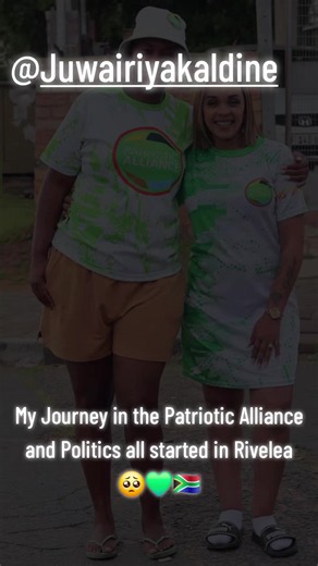 Juwairiya Kaldine: My Journey in the Patriotic Alliance from Rivelea