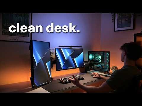 My Minimal Gaming & Productivity Desk Setup 2026