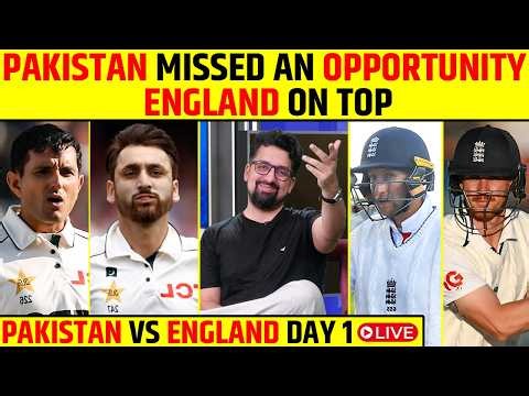 🔴PAKISTAN VS ENGLAND DAY 1 STUMPS LIVE: ROOT, COX STAND TALL | PAKISTAN CLUELESS | ENGLAND ON FIRE