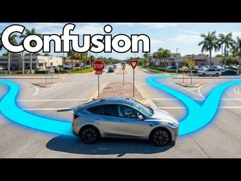 Can Teslas Latest FSD Update Handle Confusion Corner Chaos?