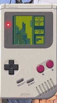 RetroShort - #GameBoy - Tetris