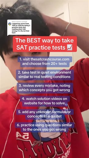 The SAT Crash Course on Instagram: "how to actually improve at the sat FAST"