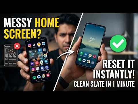 How Do i Completely Reset My Home Screen?
