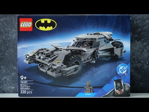 LEGO Batman 76331 Batman v Superman Batmobile - LEGO Speed Build Review