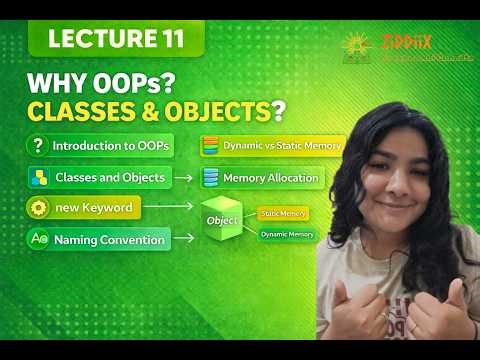 ZDX 1.0 | DSA (JAVA) | Lecture 11: OOPs Introduction | Classes, Objects & Memory 🔥
