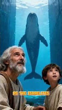 Moses Parts the Red Sea! 🌊 | God's Greatest Miracle#Moses #RedSea #BibleStories#edit