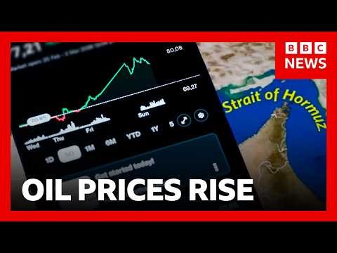 Oil prices rise and stocks sink as US-Israel war with Iran widens | BBC News