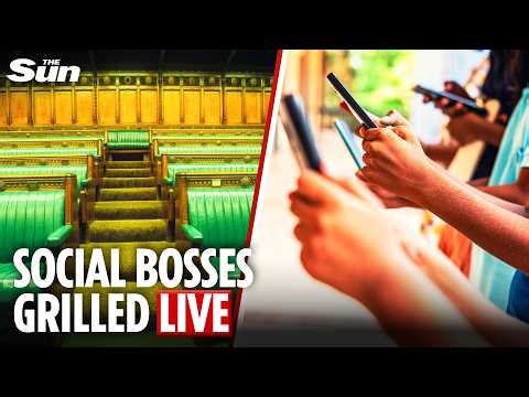 LIVE: Social Media Chiefs Grilled by MPs Over Youth Mental Health and Screen Time
