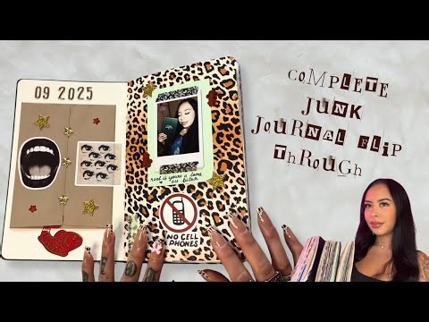 i finished an entire junk journal | full flip through 