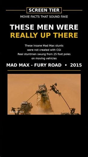These Mad Max Stunts Were Actually REAL 😳