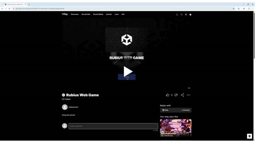 Learning Unity with How to get started with Unity 3d tutorial 1. In this tutorial I learned the unity editor. 2. learn the fundamentals of 3d navigation and creation. 3. Take your scene to the next… | Rubius Loren Robles