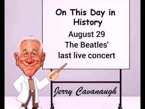 August 29 The Beatles' Last Live Concert