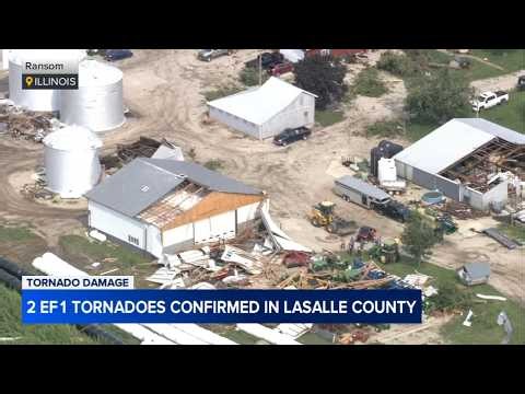 More severe storms possible Monday, Tuesday after 2 tornadoes hit LaSalle County