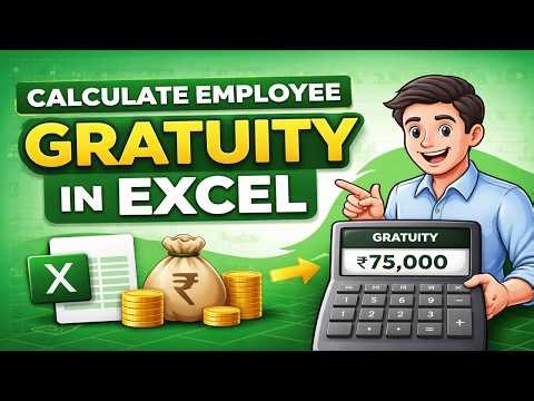 👉 🔥 Calculate Employee Gratuity in Excel | Complete Formula Guide (2026)