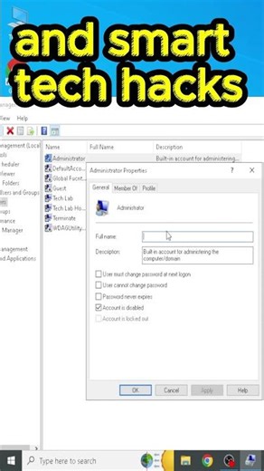Windows 10/11 Hidden Administrator Account Enable (Easy Trick)