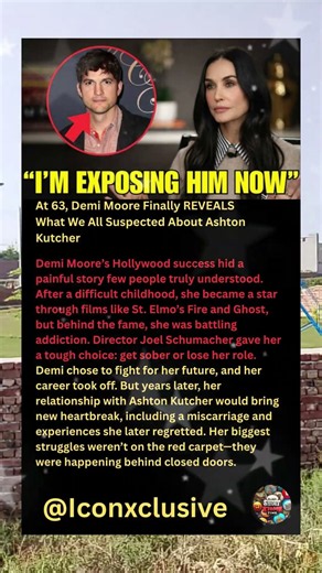 At 61, Demi Moore Finally REVEALS What We All Suspected About Ashton Kutcher #shorts