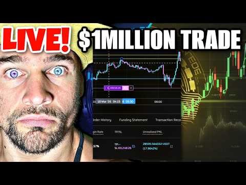 INSANE BREAKOUT LIVE $1,000,000 Million Dollar Bitcoin LONG TRADE!