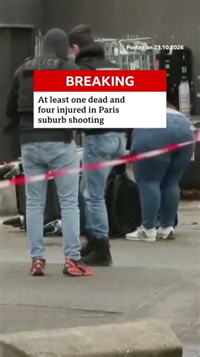 Police treating shooting in Paris suburb as "terrorist incident". #Paris #Trappes #BBCNews
