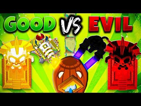 GOOD vs EVIL Modded Towers in BTD 6!