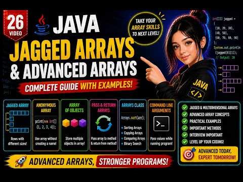 Jagged Arrays in Java 🔥 Advanced Arrays Explained Simply