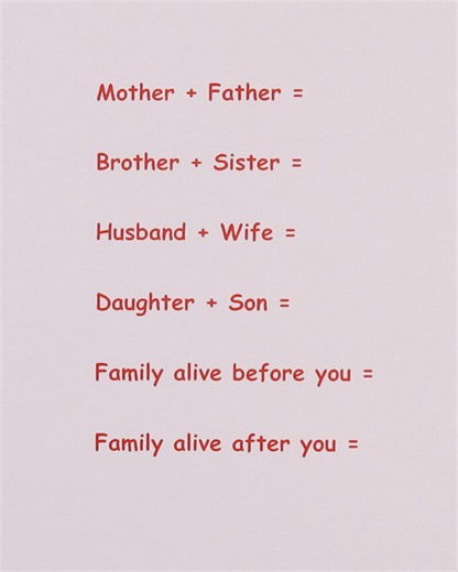 Family explained in simple terms 📖
