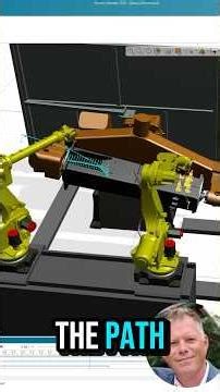 ⚙️ 3-Second Path Generation in Process Simulate — Welding Cell with FANUC & External Axes 🤖🔥
