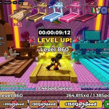 10 Seconds Level Challenge On All Treadmills 😱 +1 Speed Keyboard Escape #roblox #robloxshorts