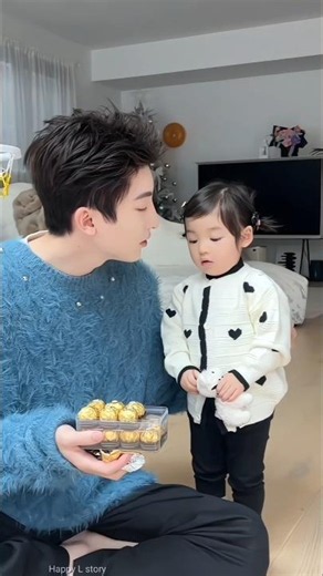 Sweet Dad Makes Safe Homemade Rice Chocolate for His Cute Daughter