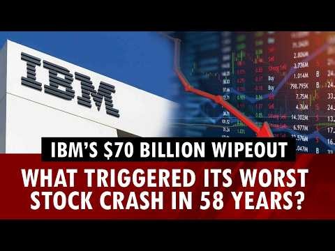 IBM’s $70 billion wipeout: How the AI boom caught it off guard | Business news | IT sector 