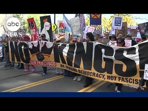 ‘No Kings’ protests around the country
