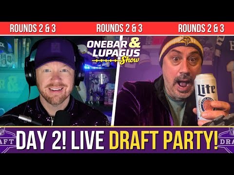 🚨 LIVE: Vikings Day Two NFL Draft Coverage – Every Pick & Trade Reaction
