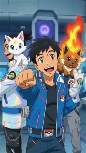 Pokémon New Series Episode 1 | Roman, John & Anthony Begin Their Journey! ⚡🔥💧 | Anime Story