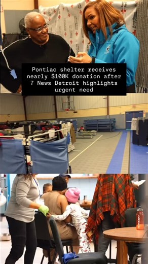 New Birth International Church in Pontiac was housing more than 70 people when its furnace failed and roof began leaking during dangerous cold weather. So, @carolyncliffordwxyz started making calls, highlighting the urgent need. The community then came together with offers to help and donations to make sure the shelter could continue being a refuge for local families. #michigan #pontiac #helpingothers | WXYZ-TV Channel 7