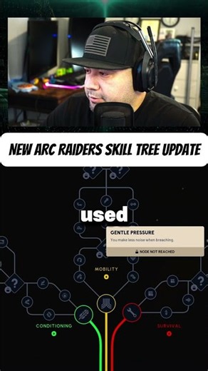 New ARC Raiders Skill Tree Update #arcraiders #FrozenTrail #newupdate