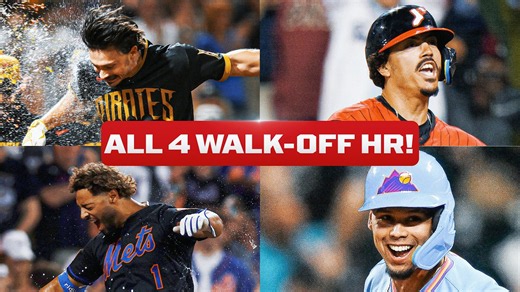 FOUR WALK-OFF HOME RUNS IN ONE NIGHT! 🤯 (Pirates, White Sox, Mets, Rockies) | MLB Highlights