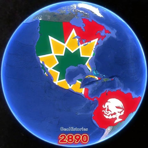 Evolution of Mexico In Next 1000 Years #maps #history #historymap