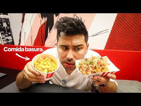 Probé la COMIDA BASURA en el País Más Caro del Mundo