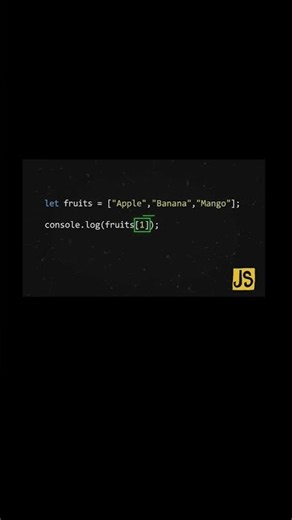 Learn how to access array elements in JavaScript in the easiest way possible!#shorts #viral
