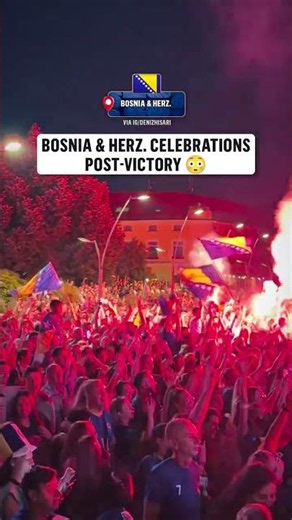 This is how Bosnia and Herz. are celebrating their qualification to the knockout stage