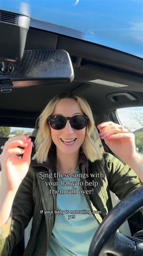 Brooke Boruff | OT & Mom on Instagram: "Open Shut Them is good too 😍😍😍 These songs + rolling toys like rattle socks will help your baby roll over in no time! Expect rolling anywhere from 4-8 months! It’s a big range, and if you’re concerned about your baby’s inability to roll be sure to ask your baby’s health provider ❤️ And if you want some rolling toy ideas - comment “ROLL” and I’ll send you some ideas! Follow @infantinsights for more fun baby activities like this! And if you’re new here - 