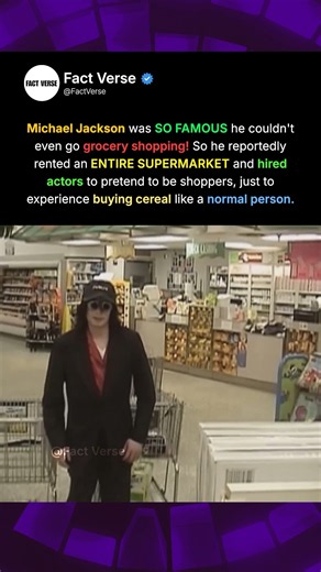 Michael Jackson Rented an ENTIRE Supermarket?! 😱 #shorts #michaeljackson